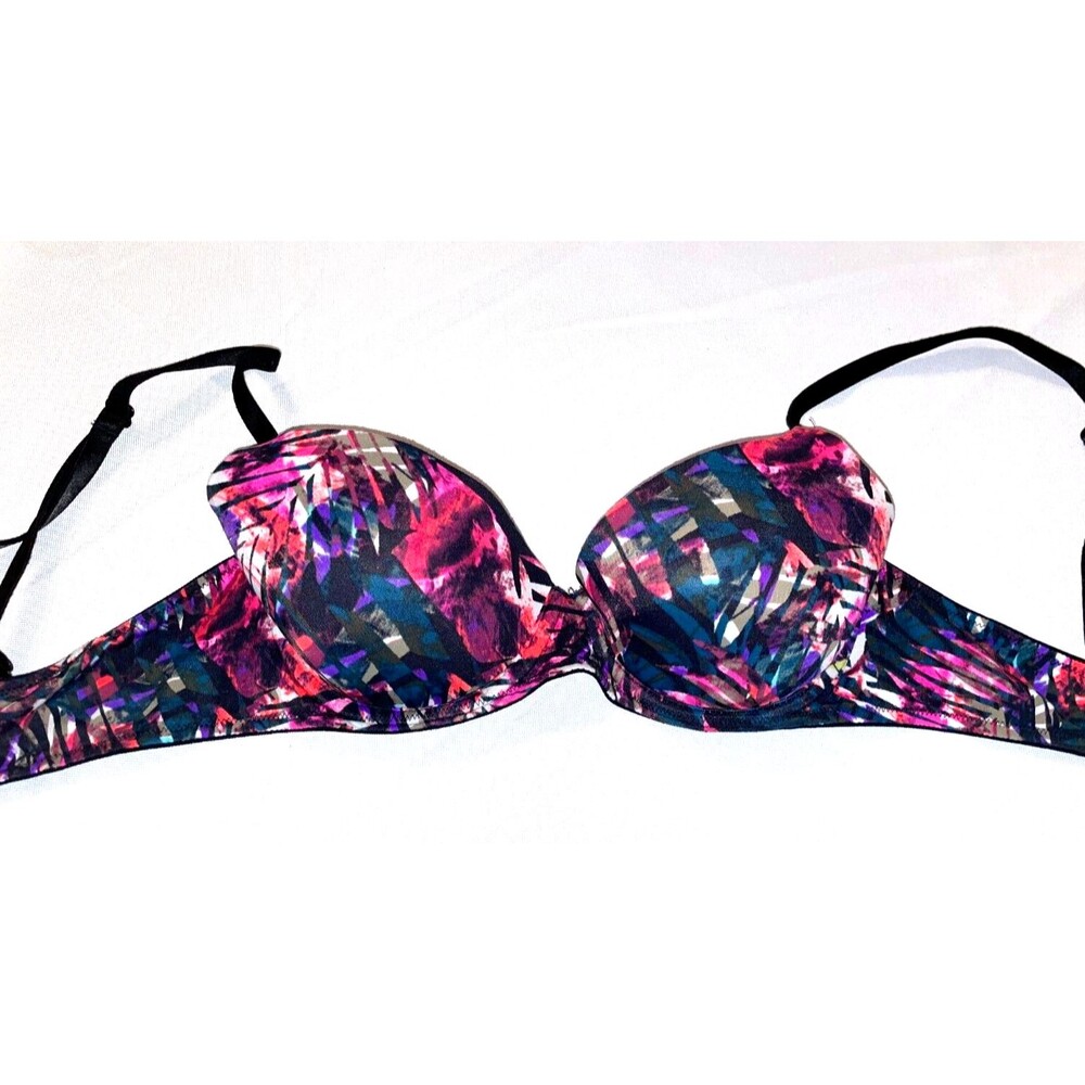 Victoria Secret PINK 34B bra Wear Everywhere Lightly lined women's exotic Palm